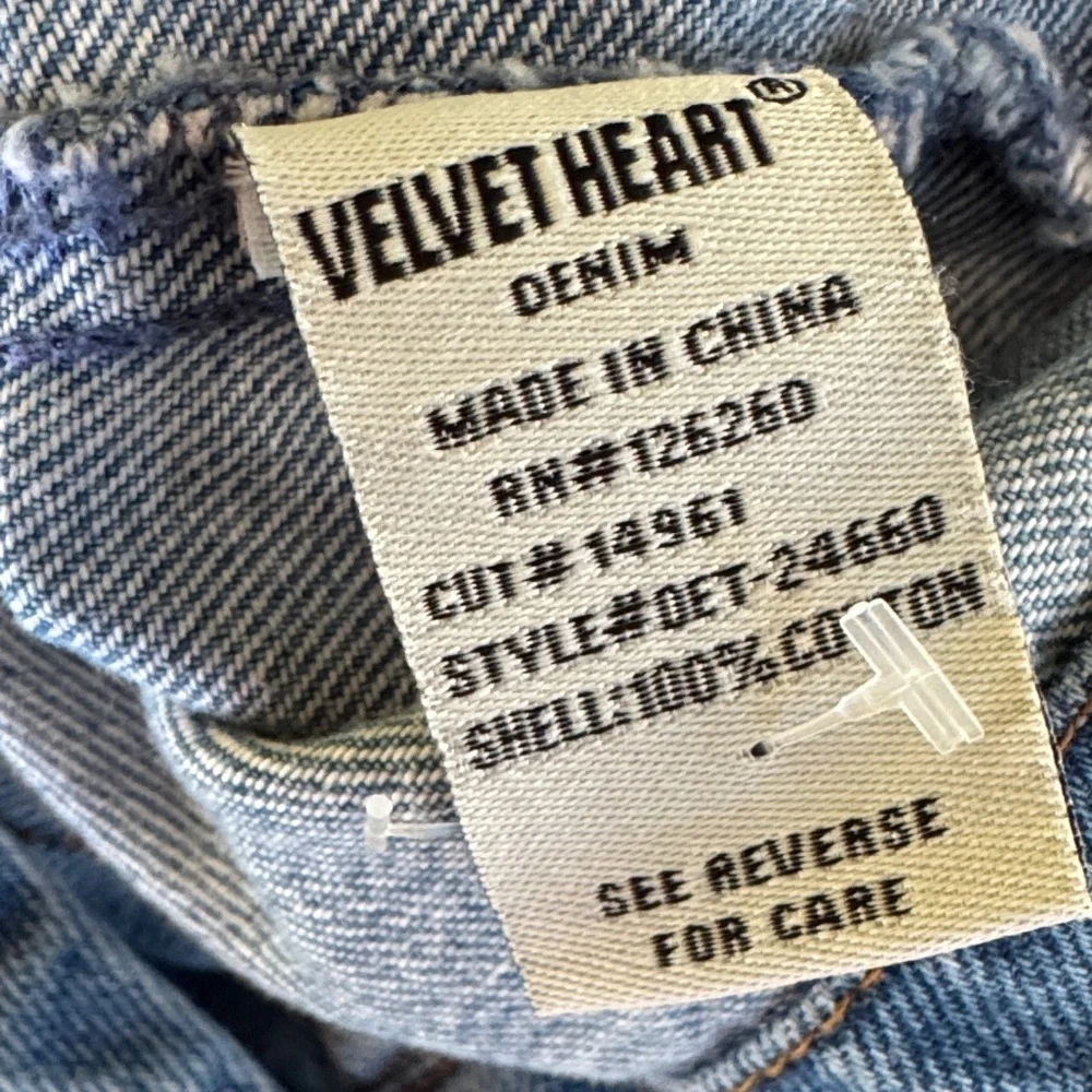 Velvet Heart Blue Denim Vest with Button Accents - Picture 8 of 8